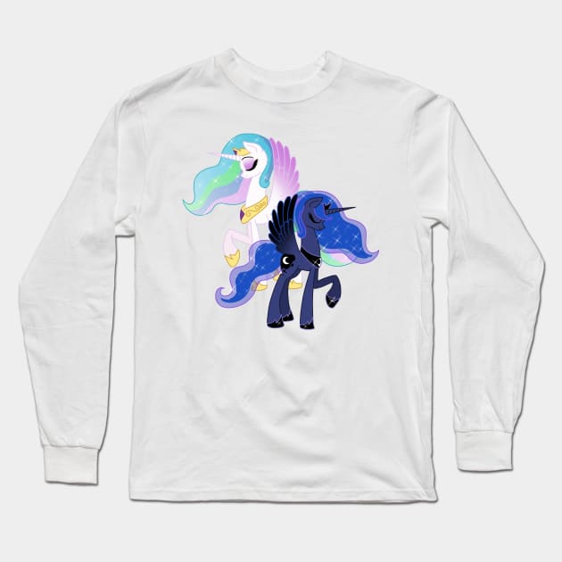 Royal Sisters Long Sleeve T-Shirt by MarkMaker36